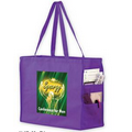 Side Pocket Non-Woven Tote Bag w/Full Color (16"x6"x12") - Color Evolution